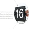 Vintage Flip Page Clock | Retro Automatic Flip Desk Clock with Quartz Movement | Home & Office Decorative Table Clock - Image 6