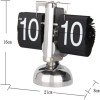 Vintage Flip Page Clock | Retro Automatic Flip Desk Clock with Quartz Movement | Home & Office Decorative Table Clock - Image 4