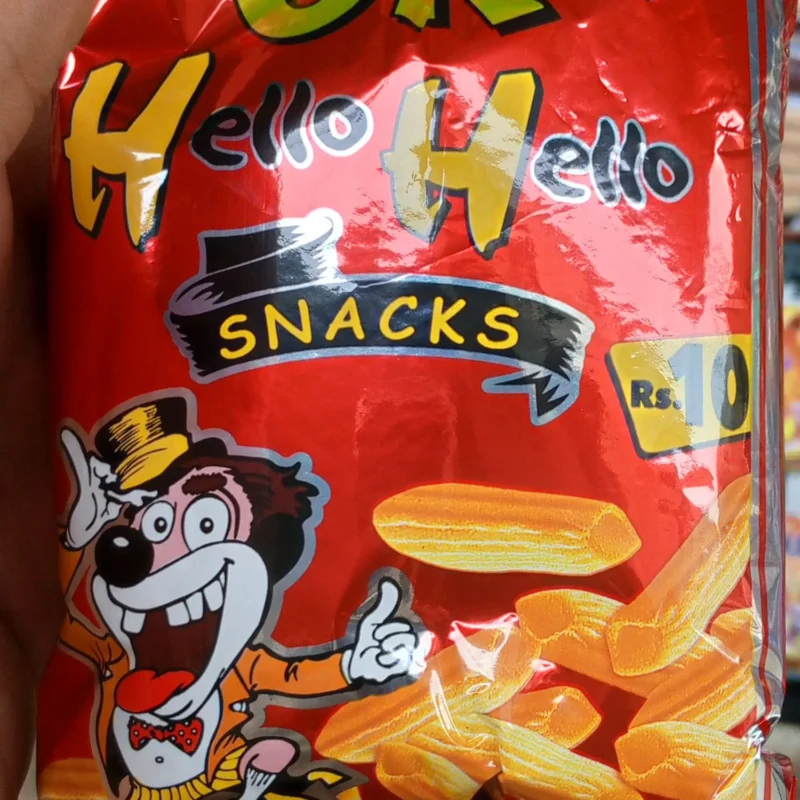 Hello Hello OK Snacks – Jumbo Big Pack (12 Pieces) | Crispy & Tasty Snack Pack | Affordable Party Snack