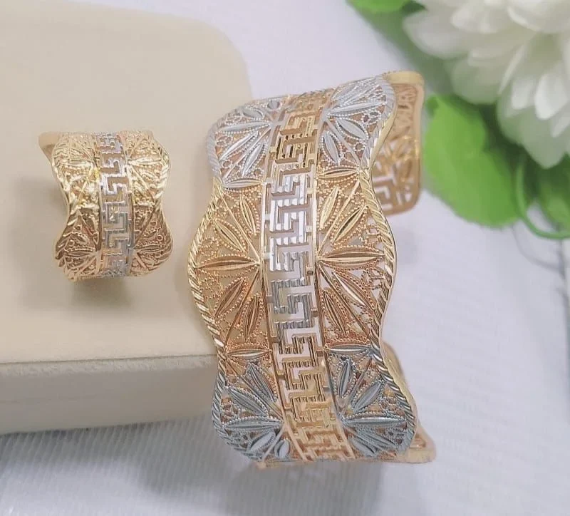 Stainless Steel Bangles and Ring Set for Women – Durable, Stylish & Tarnish-Free Jewelry