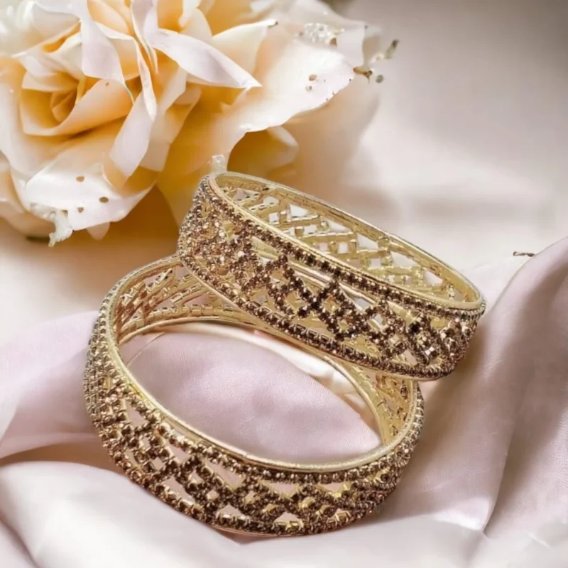 Zarkoon Stone Work Bangles for Women – Elegant & Stylish Fashion Jewelry