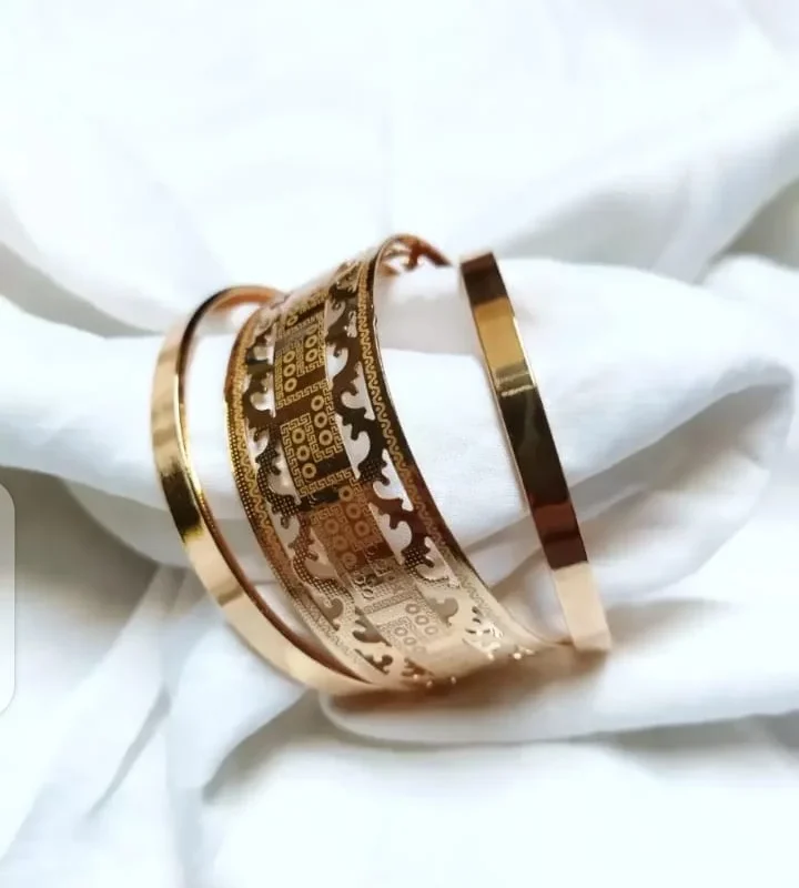 Golden Color Bangles for Women – Classic, Stylish & Everyday Wear Jewelry
