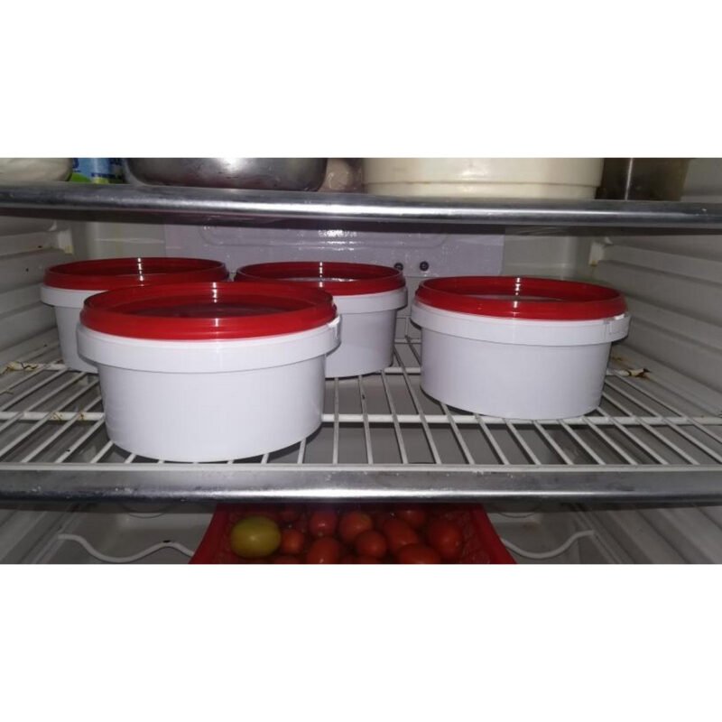 1KG Refrigerator & Kitchen Storage Container – Space Saver Stackable Plastic Box for Pantry, Cabinet & Fridge Organizatio