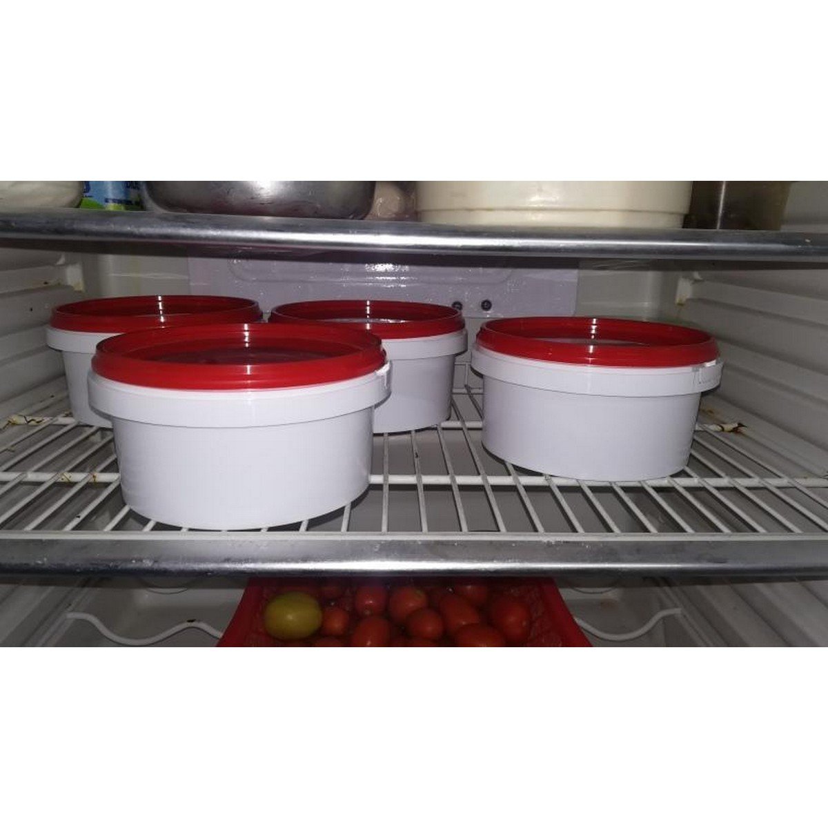 1KG Refrigerator & Kitchen Storage Container – Space Saver Stackable Plastic Box for Pantry, Cabinet & Fridge Organizatio