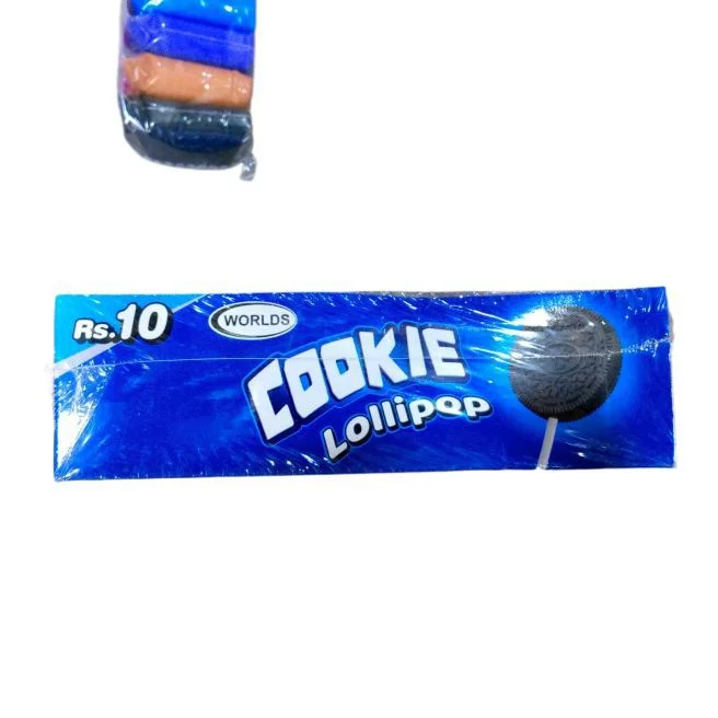 Original Worlds Cookie Pop Lollipop – Pack of 24 Oreo-Flavoured Pops | Delicious Kids Special Lollipops Candy Treat