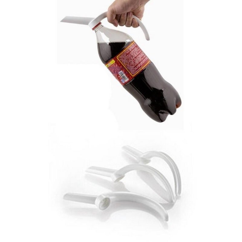 Unique Funnel-Type Bottle Handles – Easy Grip Bottle Holder – Pack of 3 | Universal Bottle Handle Attachment for Easy Pourin
