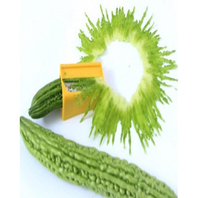 Vegetable Sharpener Peeler – Yellow | Spiral Cutter for Carrots, Cucumbers & Zucchini