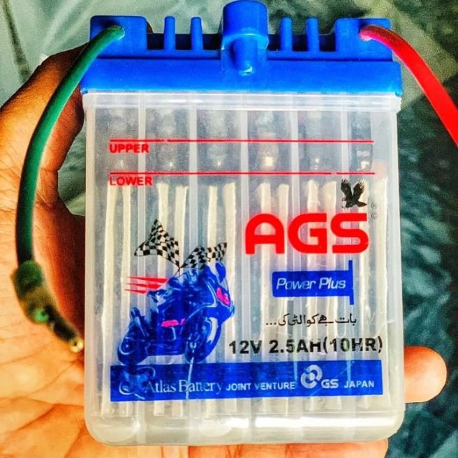 Original AGS Bettery Motorcycle 70cc Bettery 12v (6 Month Brand)