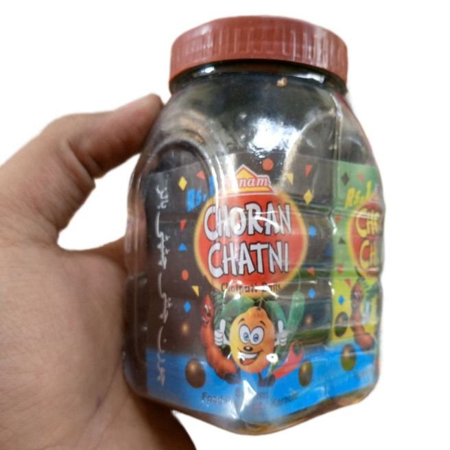 Original Sanam Choran Chatni Balls – Pack of 120 | Black Chooran Chatpata Balls | Tangy, Yummy & Spicy Digestive Candy | Affordable Price