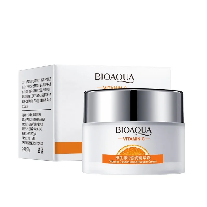 Bioaqua Vitamin C Facial Cream 50g | Moisturizing & Hydrating Skin Brightening Face Cream | Rejuvenating Daily Skincare