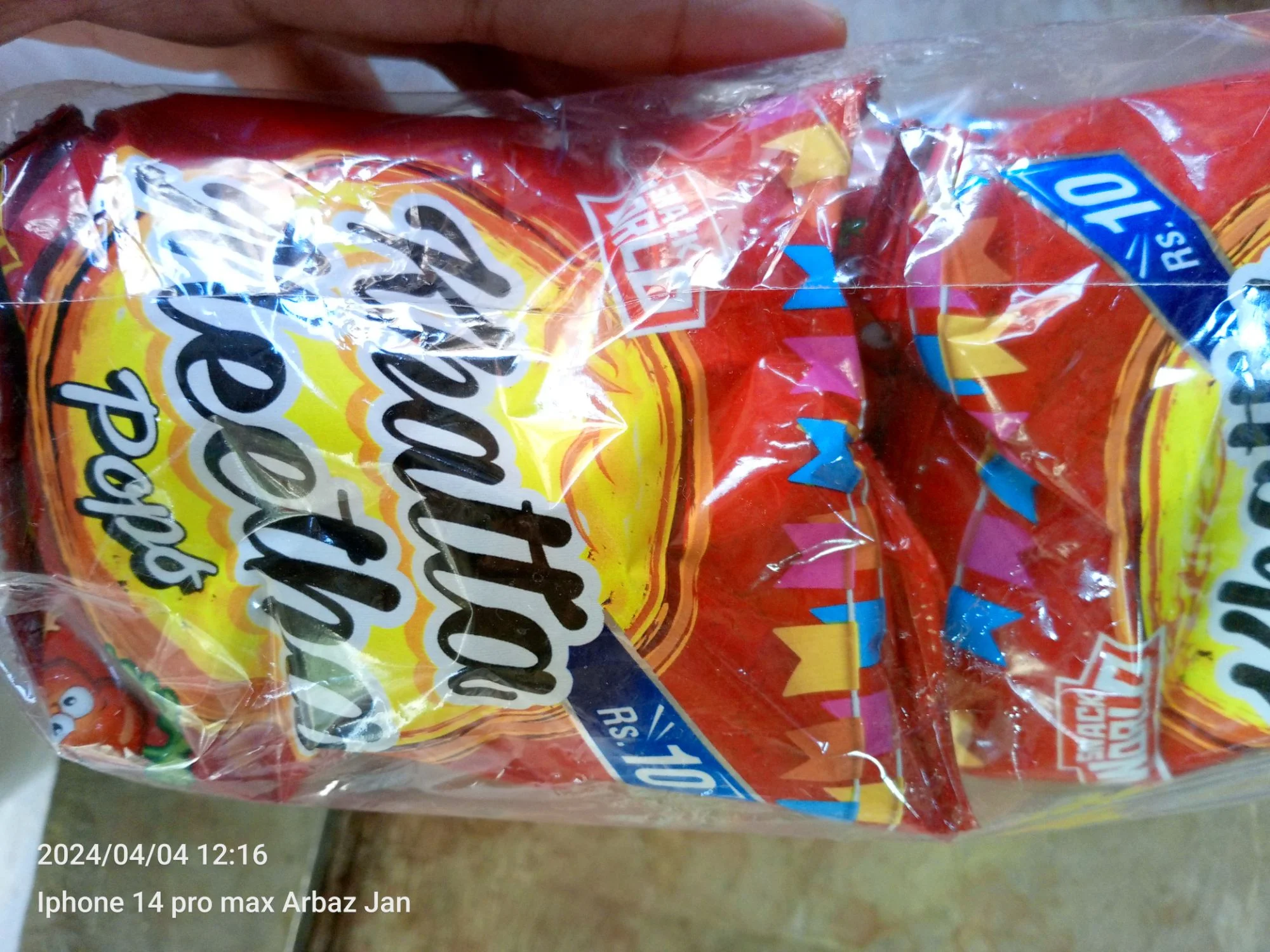Original World Snacks Khatta Meetha Papad – Pack of 12 | Jumbo Chatpata Pops | Red Papad | Yummy, Tasty & Spicy Snack - Image 3