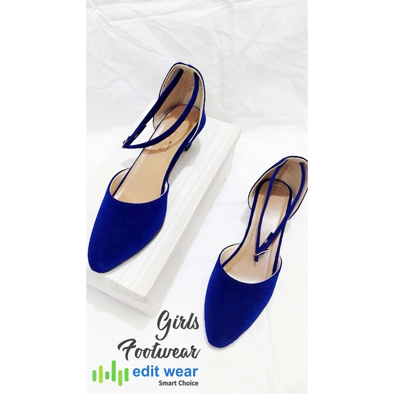 Stylish Blue Heel Pump Shoes for Women – Comfortable Party & Event Wear | Ideal for Indoor & Outdoor Use - Image 3