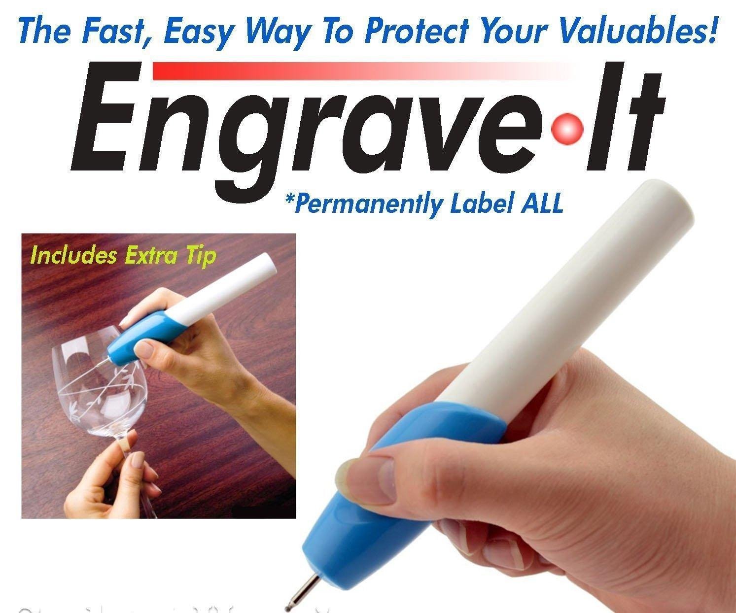 Engrave It Carving Pen | Electric Engraver Machine for Glass, Plastic, Iron & Steel | Precision DIY Tool - Image 2