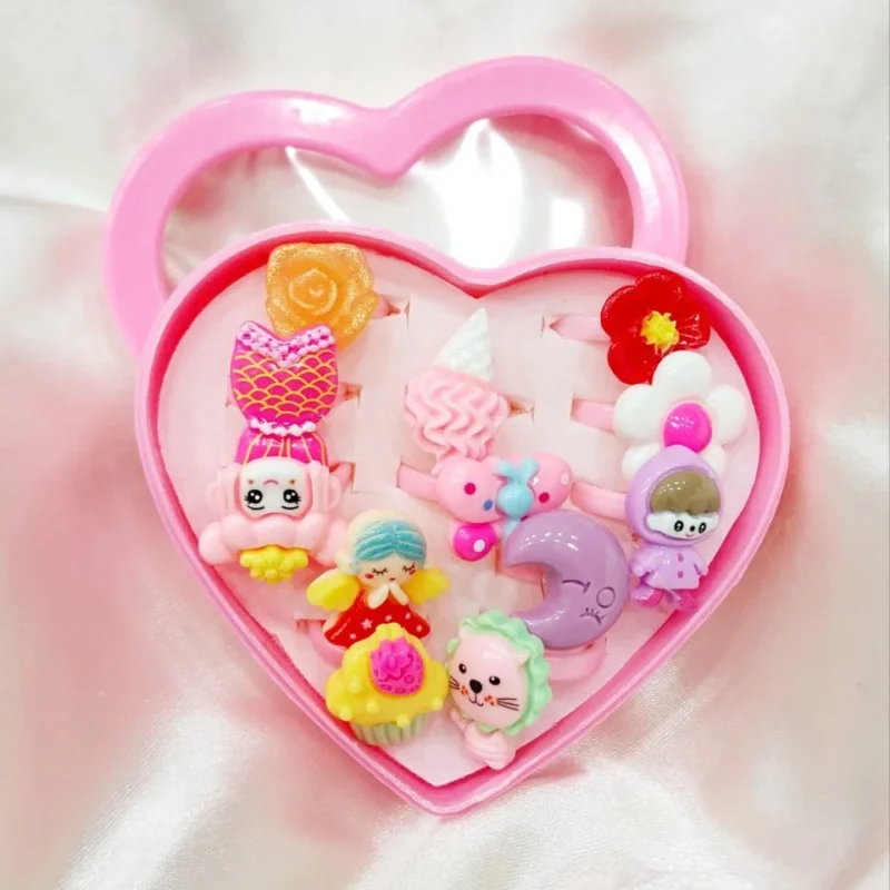 Kids Fancy Adjustable Rings – Cute, Colorful & Comfortable Fashion Rings for Girls