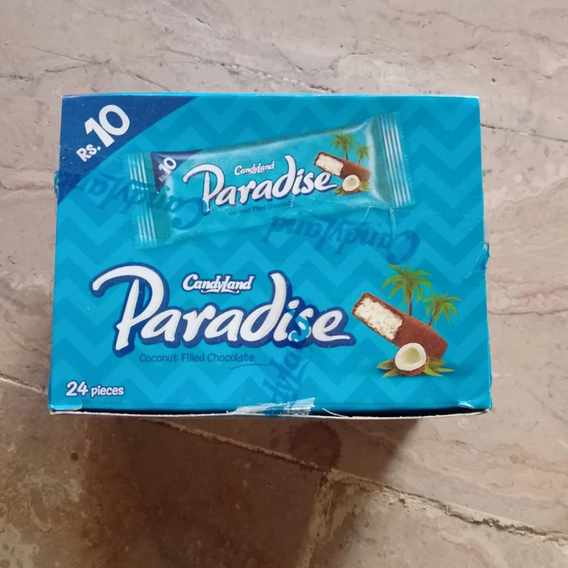 Paradise Coconut Filled Chocolate – Pack of 24 | Candyland Paradise | Big Coconut-Filled Chocolates at Affordable Price
