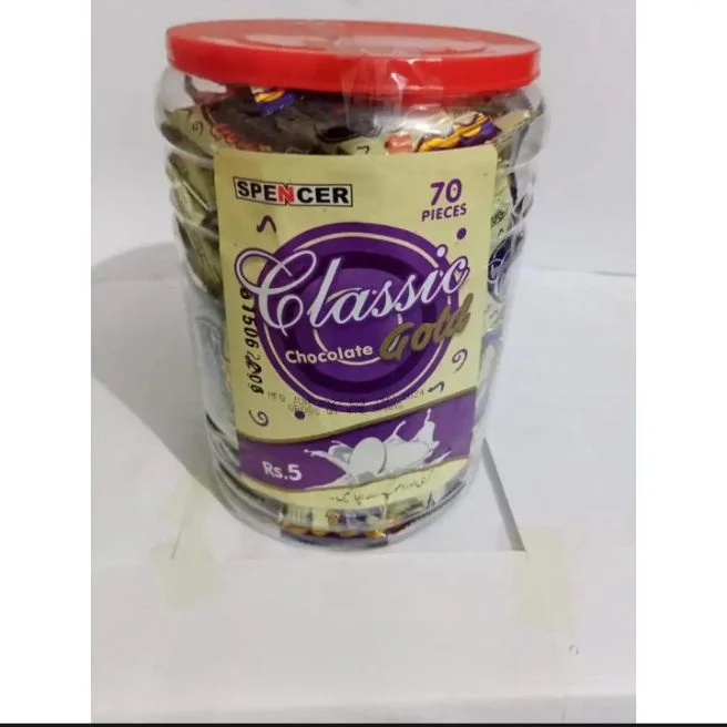 Spencer Classic Gold White Chocolate – 70 Pieces Jar | Creamy White Chocolate Eggs | Yummy & Delicious Treat