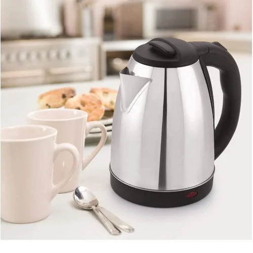 Electric Kettle 2.0L Stainless Steel | 1500W Fast Boil Water Boiler | Automatic Shut-Off Kettle for Tea, Coffee & Daily Kitchen Use
