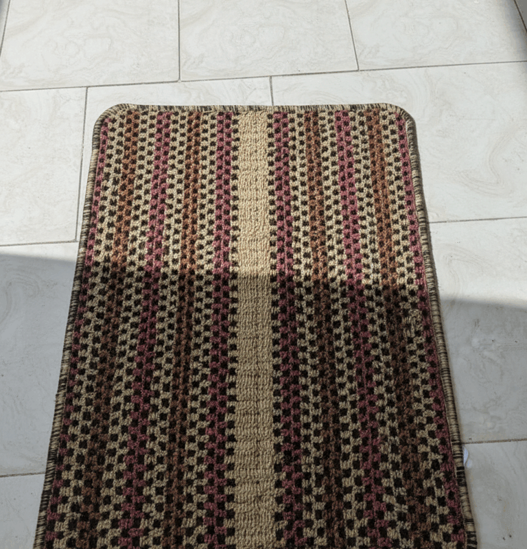 Handwoven Multicolor Striped Floor Rug | Soft Anti-Slip Mat for Living Room, Bedroom, Office & Home Décor