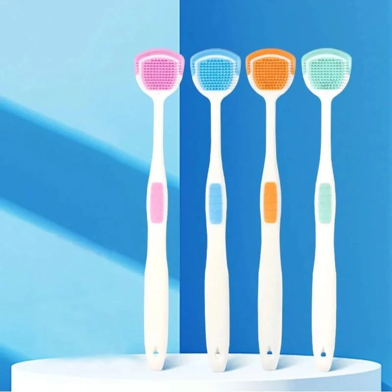 Tongue Cleaner Brush – Soft Bristle Tongue Scraper for Fresh Breath & Oral Hygiene