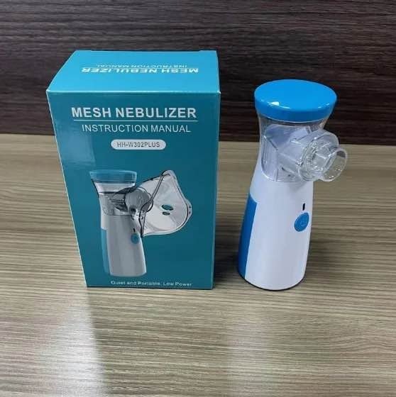Mesh Portable Nebulizer Machine & Mask for Kids and Adults Mini Inhaler Nebulizer - Mini Nebulizer - Image 7