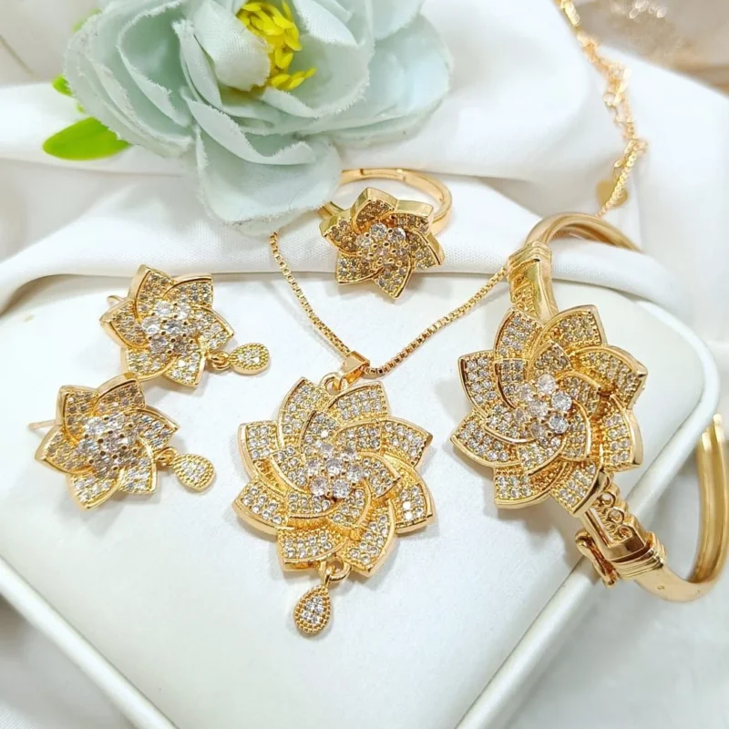 Jewelry Set for Women – Chain, Locket, Tops, Ring & Bracelet | Complete Fashion Set