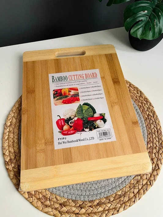 Wishly Wooden Bamboo Cutting Board – Premium Chopping & Slicing Board