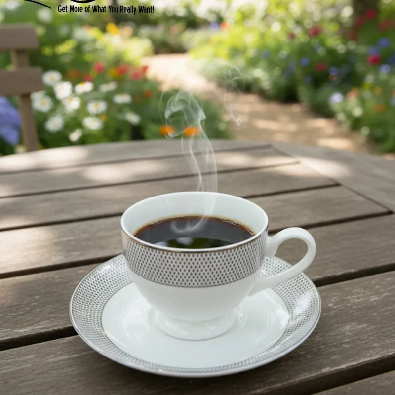 Luxury Porcelain Tea Cup and Saucer Set