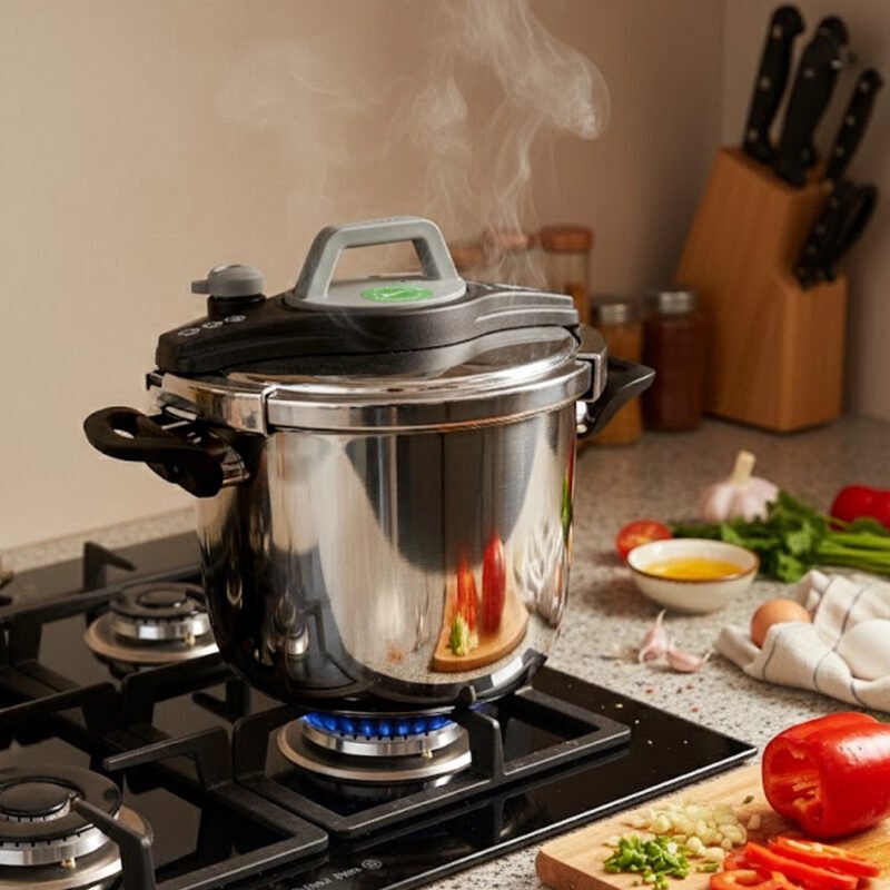 Falez Premium 7-Liter Stainless Steel Pressure Cooker – Made in Turkey | FALEZ