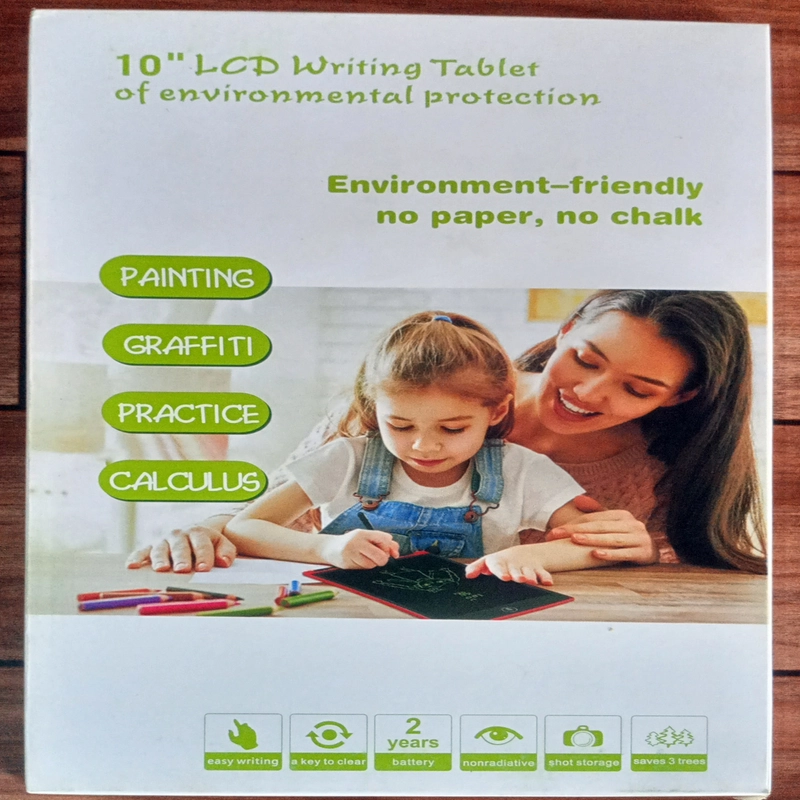Kids LCD Writing Tablet – 8.5 Inch & 10 Inch | Best Learning Tool for Children to Enhance Writing & Drawing Skills | Educational Learning Toys & Daily Routine Notebook (Art# OFADM-E-Tablet-T&G-ELT-003) - Image 9