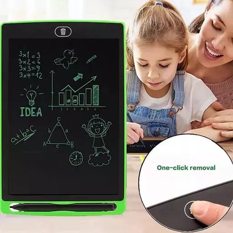 Kids LCD Writing Tablet – 8.5 Inch & 10 Inch | Best Learning Tool for Children to Enhance Writing & Drawing Skills | Educational Learning Toys & Daily Routine Notebook (Art# OFADM-E-Tablet-T&G-ELT-003) - Image 8