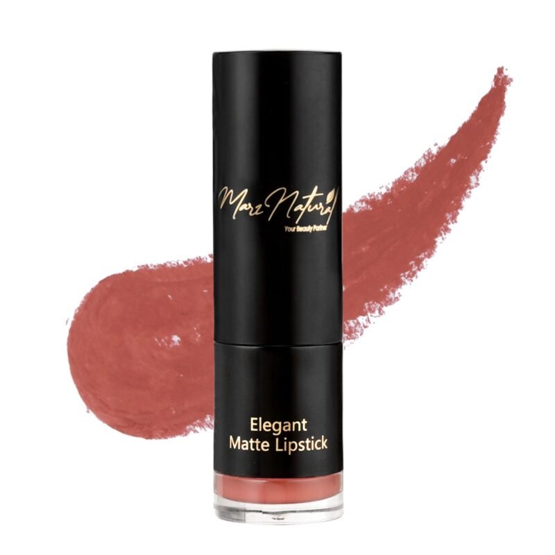 Terra Cotta Elegant Matte Lipstick – Smooth & Long-Lasting Color
