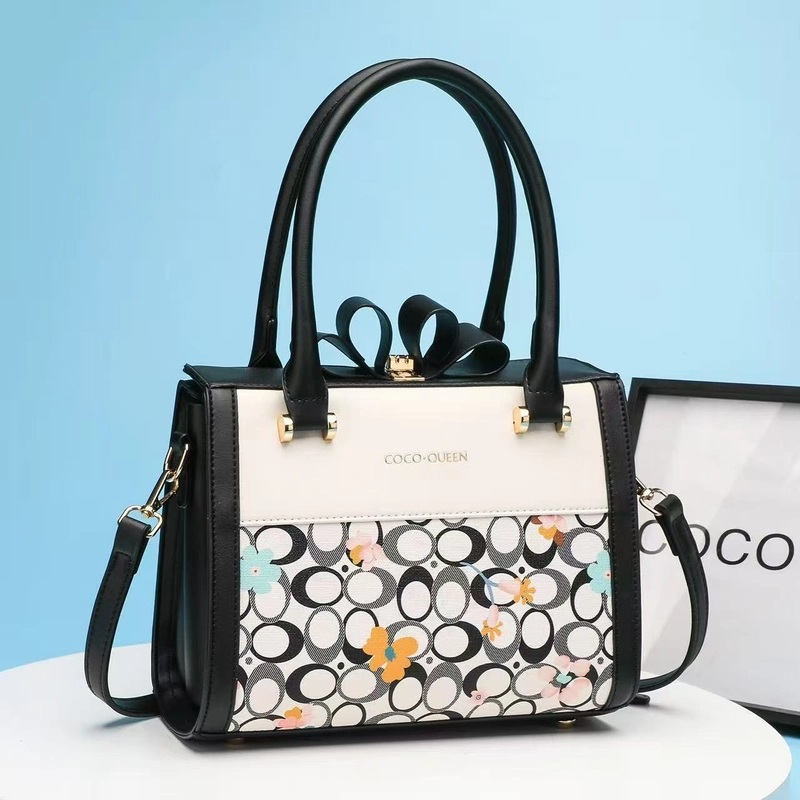 Branded Handbag & Crossbody Bag for Women – Premium Leather Office Bag | Stylish Top-Lock Shoulder Bag with Long Belt & Multiple Compartments