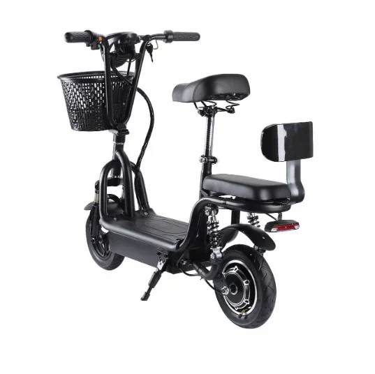 Electric Folding Mini Bike for Adults | Small Battery-Powered Walking Electric Bike