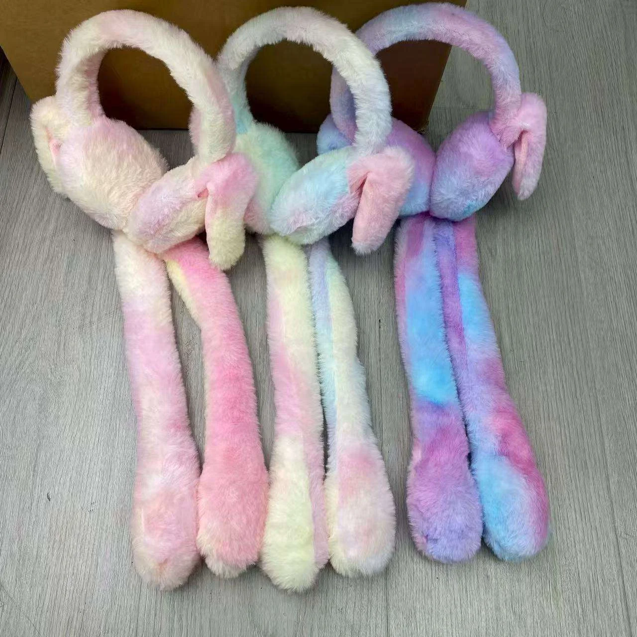 Trending Moving Ear Plush Earmuffs for Kids & Girls | Cute Winter Ear Warmers with Jumping Bunny Ears